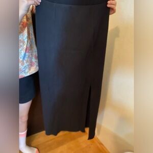 Long slit skirt